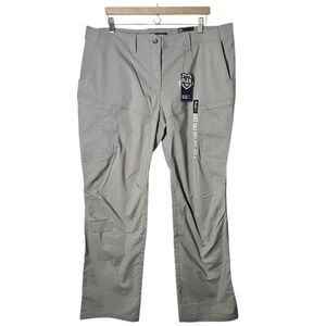 NWT 5.11 Tactical Woman's 20 Long Apex Pant Beige Khaki Teflon‎ Pockets Workwear